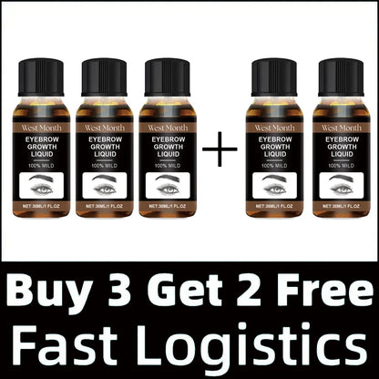 Eyebrow growth serum fast growing eyelash prevent hair loss damaged treatment thick dense eyes makeup care products - AMULET RING STORE