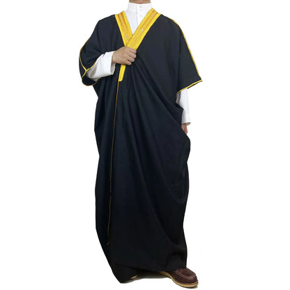 Wholesale Oem Eid Morrocon Drosh African Fabric Thobe Al Noorarab Turkey Clothing Kaftan Abaya Muslim Men Bisht