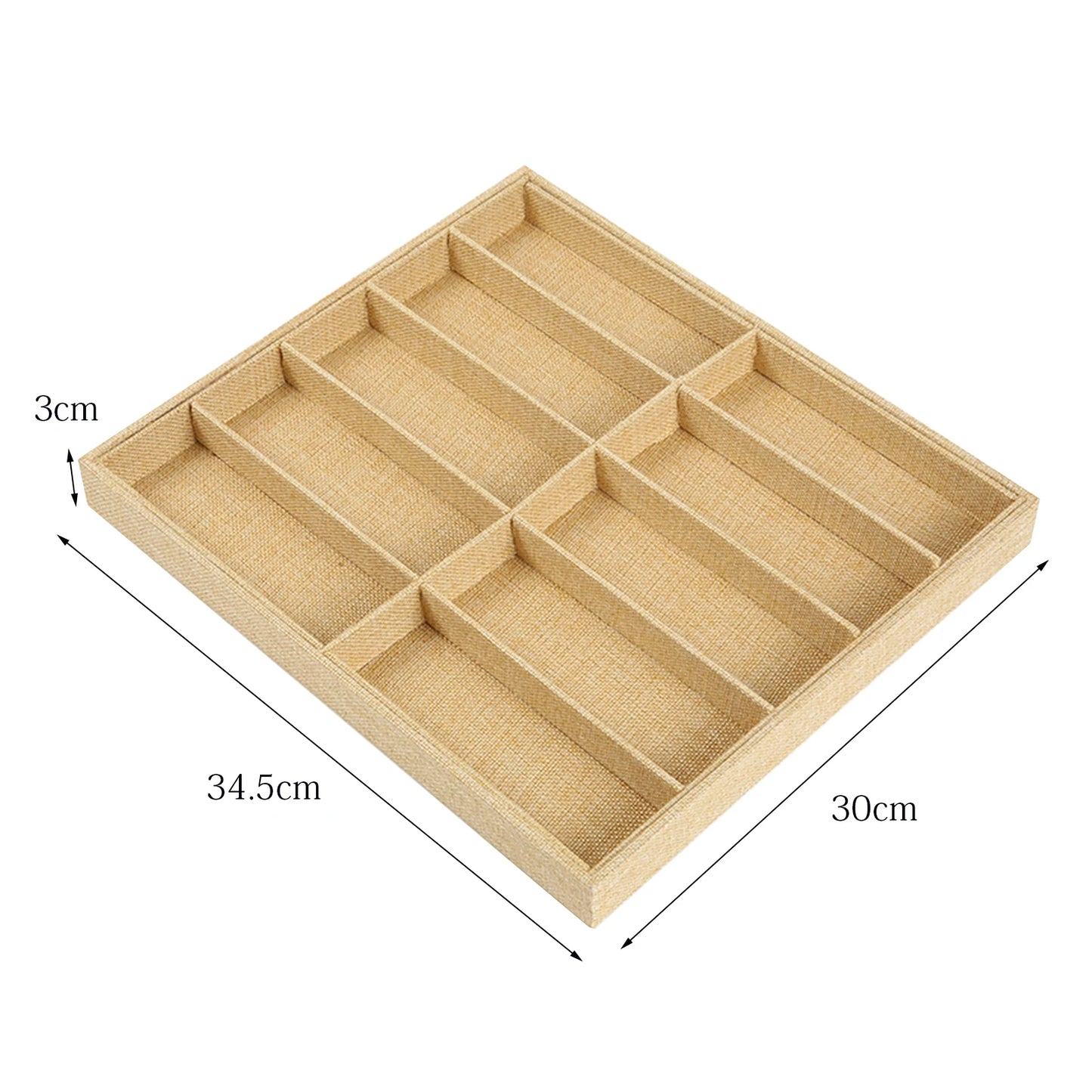 Fashion Glasses Cases Beige 10 Grids Sunglasses Display Box Sunglasses Display Glasses Display Props Jewelry Organizer Tray - AMULET RING STORE