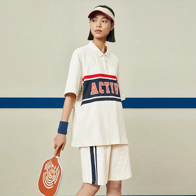 Xtep Knitted Suit For Men And Women 2024 Summer Fashion Sports Suit Soft Quick-Drying  Leisure  Comfortable Suit 8762276A0102