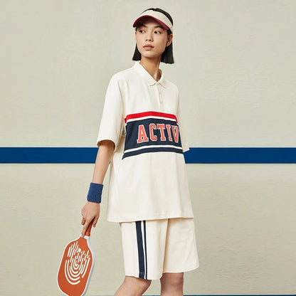 Xtep Knitted Suit For Men And Women 2024 Summer Fashion Sports Suit Soft Quick-Drying  Leisure  Comfortable Suit 8762276A0102