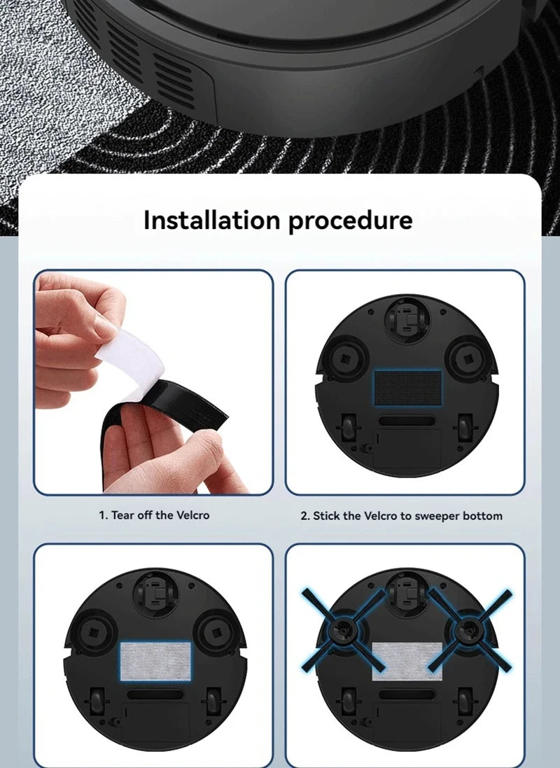 Xiaomi MIJIA 3 in 1 Smart Sweeping Robot Vacuum Cleaner 4000Pa Strong Suction Easy To Use For Hard Floors Pet Hair Carpets New - AMULET RING STORE