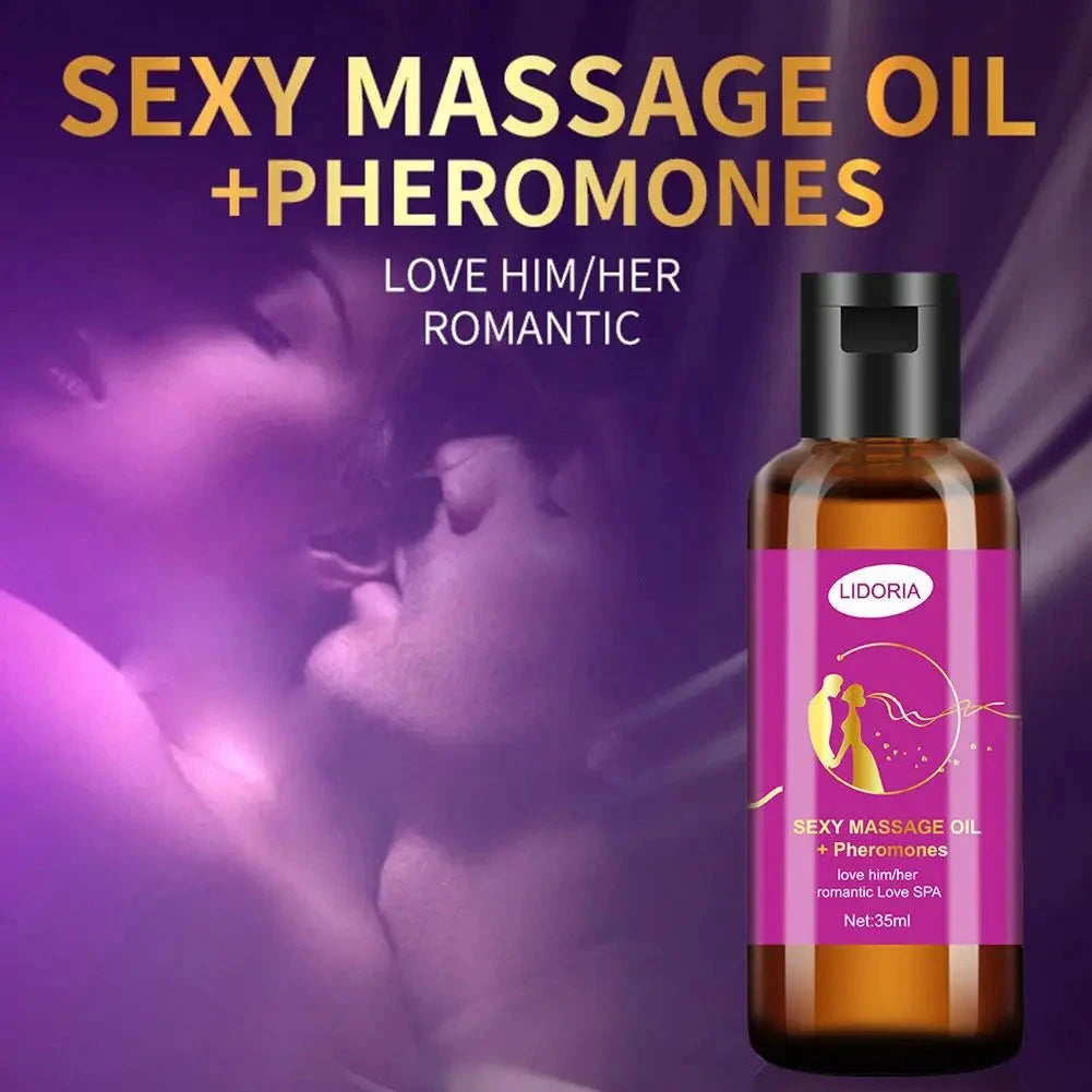 Purple Charming Massage Oil Natural Pheromone SPA Skin Care Body Smoothing Nourishing Oil Essential Oil Moisturing Serum E9U4 - AMULET RING STORE