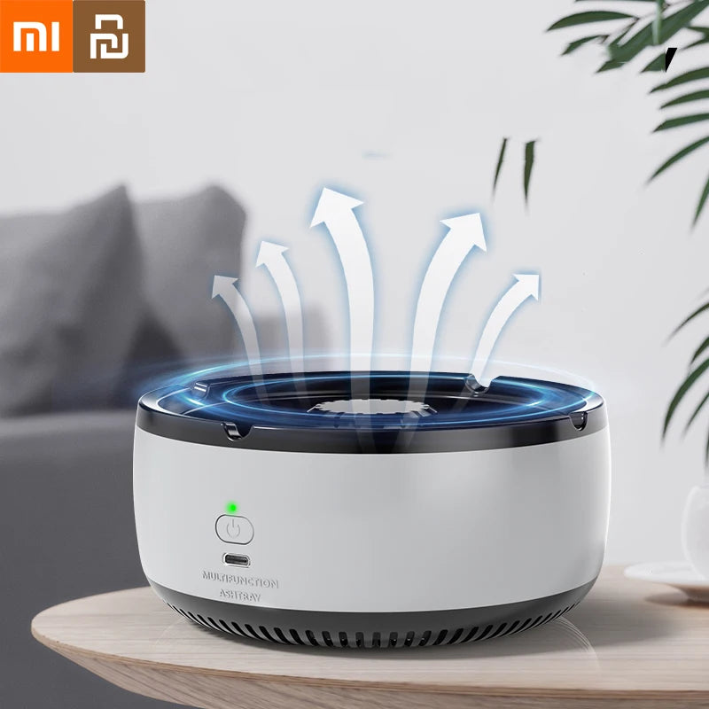 Xiaomi Youpin Air Purifier Ashtray Rechargeable Car Smoking Tank To Remove Second Hand Smoke Odor Sterile Filtration Home New Mi - AMULET RING STORE