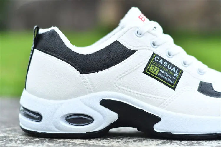 2025 new spring trend sports men's shoes Lace-up thick sole casual breathable fashion shoes Large size Wear skid resistance - AMULET RING STORE