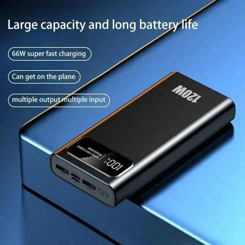 Xiaomi 50000mAh Power Bank Ultra Large Capacity 120W Super Fast Charging Portable External Battery With LED Digital Display