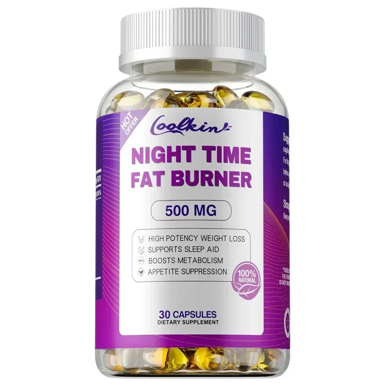 Night Time Fat Burning Capsule - Supports Immune System Health, Appetite Suppression, Healthy Weight Management - AMULET RING STORE