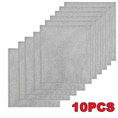 10-1pc Magic Cleaning Cloth Thickened Double -sided Metal Steel Wire Rags Kitchen Dish Pot Washdishing Cloths Towel Clean Tools - AMULET RING STORE