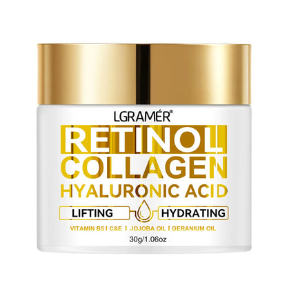 Retinol Anti Aging Face Cream Moisturizing Wrinkle Remover Collagen Hyaluronic Acid Creams Skin Care Cosmetic 30&60ML - AMULET RING STORE