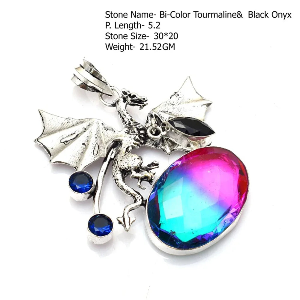 Genuine  Jasper Sodalite  Agate Turquoise   Pendant