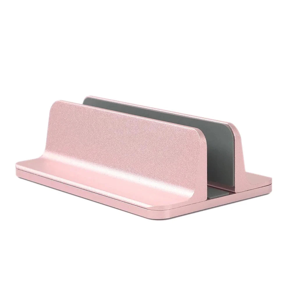 Vertical Laptop Stand For Macbook Air Pro 13 15 16 Desktop Aluminum Stand With Adjustable Dock Size For Notebook Computer Stand - AMULET RING STORE