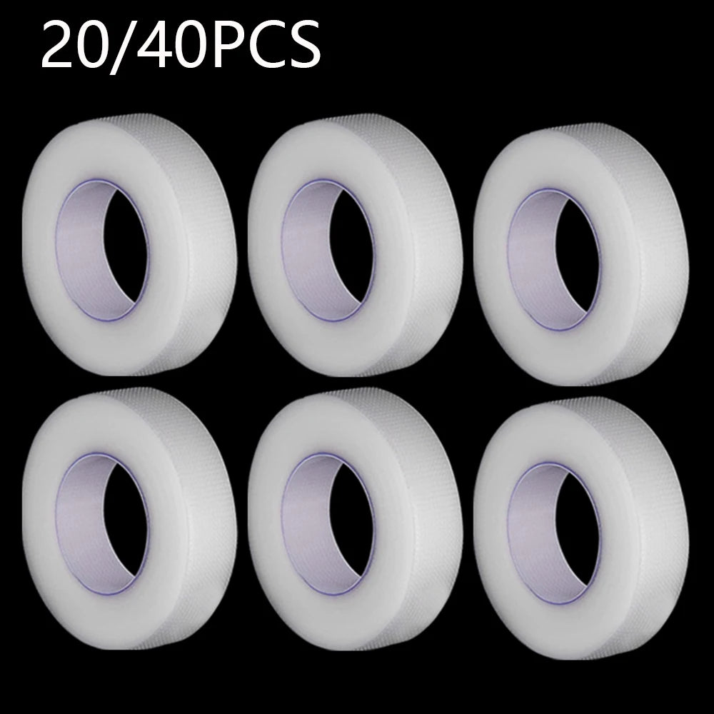 20/40PCS Wholesaler Eyelash Tape Lashes Extension PE Adhesive Breathable Tapes Lifting Lash Grafting Accessories Makeup Tools - AMULET RING STORE