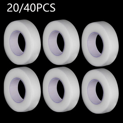 20/40PCS Wholesaler Eyelash Tape Lashes Extension PE Adhesive Breathable Tapes Lifting Lash Grafting Accessories Makeup Tools - AMULET RING STORE