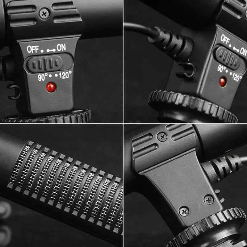 3.5mm Mic-01 DV Stereo Microphone For Canon Nikon DSLR Camcorder Utility Camera Professional Interview News Recording Microphone