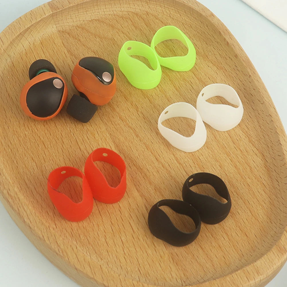5 Pairs Silicone Ear Tips Cover Accessories Anti-Slip Ear Bud Tips Replacement Earphone Ear-Tips for Sony WF-1000XM5 Headphones - AMULET RING STORE