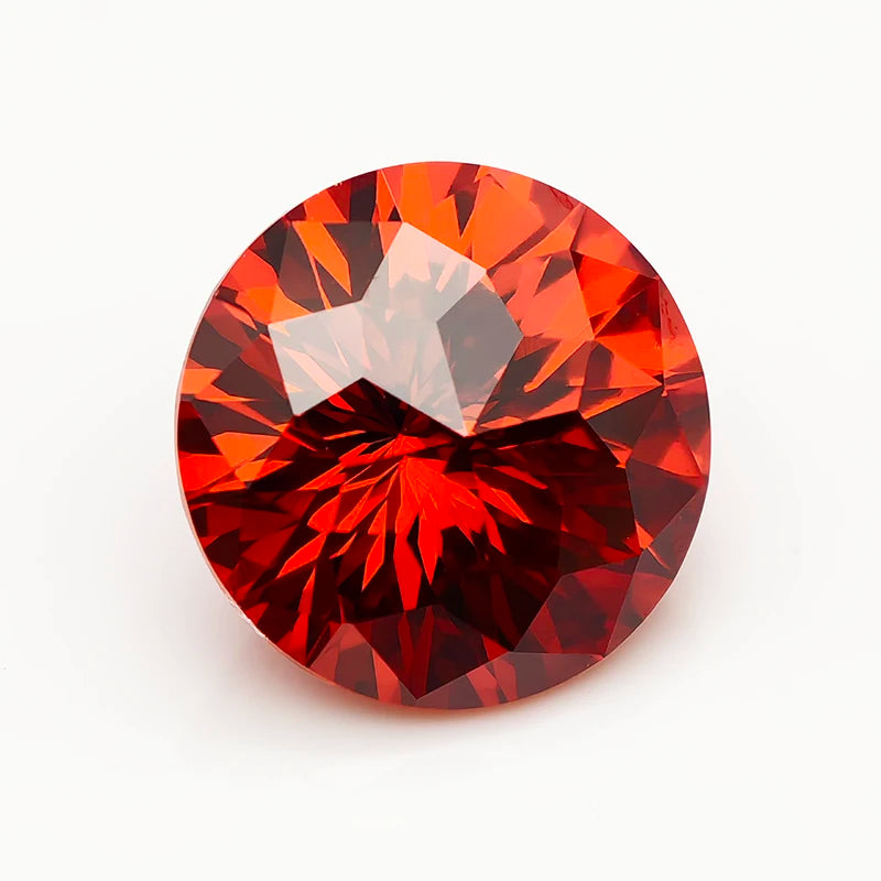 New 5A Quality Round Colored Empire Cut Cubic Zirconia Stones Loose Gemstone for Jewelry Making