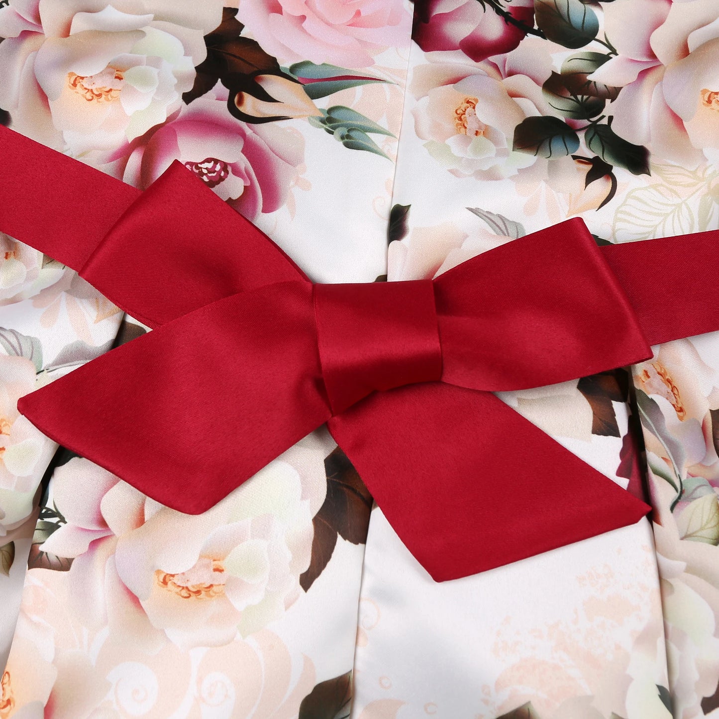 Girls' formal dress dress, printed princess dress, children's dress, flower performance outfit, children's dress