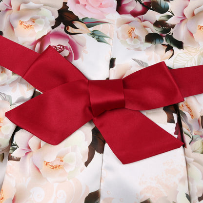 Girls' formal dress dress, printed princess dress, children's dress, flower performance outfit, children's dress