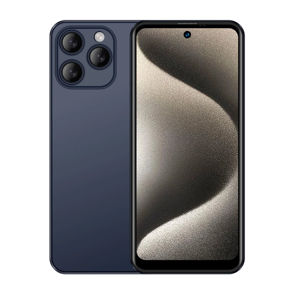 Global Version I16 Pro Max Smartphone Android,6.8'',12GB RAM 512GB ROM,Dual SIM,Mobile phones,Google Play Store,24+48MP,6800mAh - AMULET RING STORE