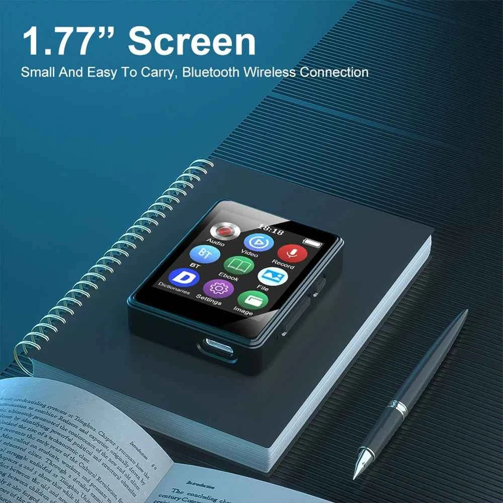 8/16/32/64GB Mini MP4 Video Playback HiFi Bluetooth-Compatible 5.0 MP3 Student Walkman Sports MP3 Player With Recording/E-Book