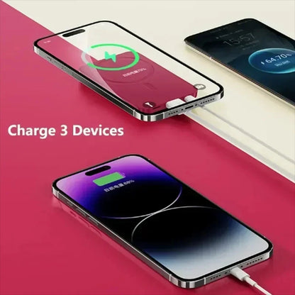 OnePlus 50000mAh Magnetic Wireless Charger Power Bank External Battery Fast Charging PowerBank For Android iPhone 15 16 Xiaomi - AMULET RING STORE