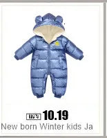 -30 Winter Baby Clothes Thicken Warm Jumpsuits Snowsuits Girl Boy Hooded Jacket Waterproof Rompers Ski Suits Kids Coat Outerwear - AMULET RING STORE