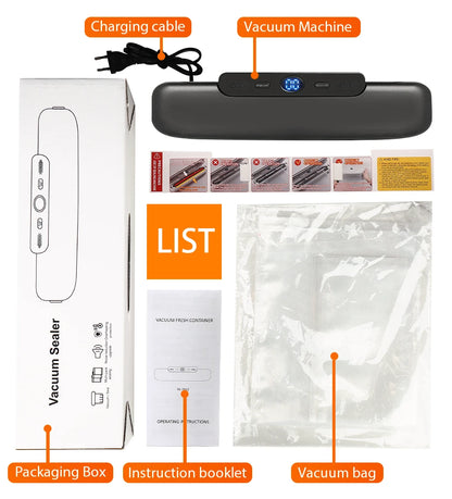 SaengQ Vacuum Sealer Machine Food Vacuum Sealer Packaging With Free 10pcs Vacuum bags Household Vacuum Food Sealing - AMULET RING STORE