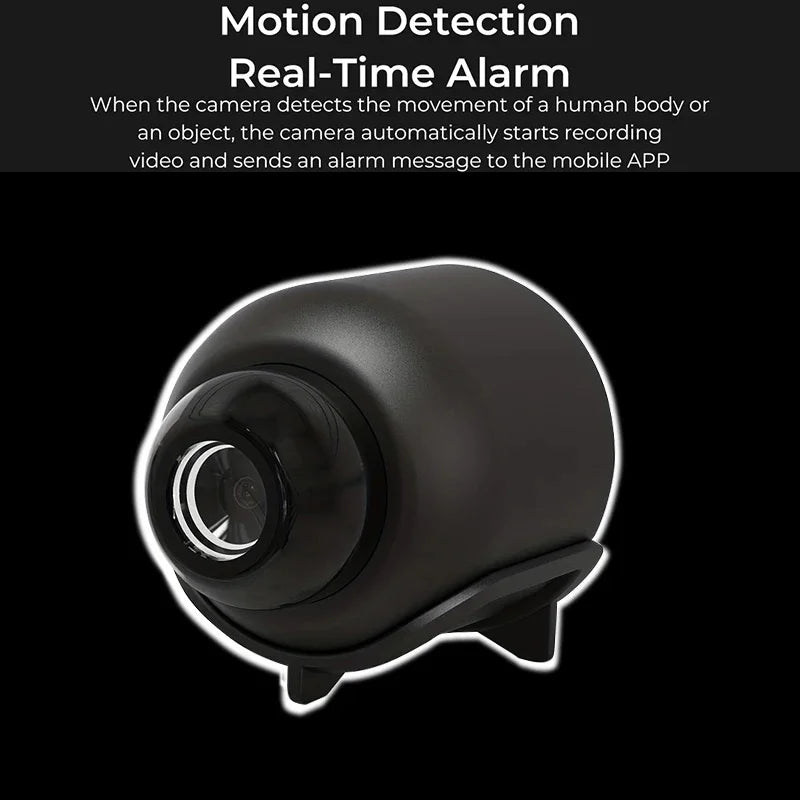 New X5 Mini Camera 1080P Clear Night Vision Lightweight Portable Premium Cams Motion Detection Wireless Surveillance Camera - AMULET RING STORE