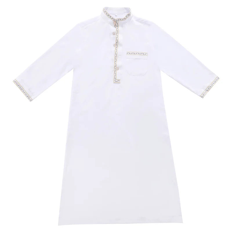 Muslim Clothes Man Shirt Man Islamic Caftan Men Eid Ramdan Cardigan Abaya Long Dress Islamic Saudi Arabic Musulman Robe Clothes