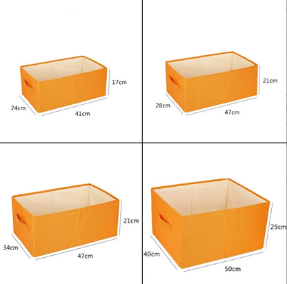 Large Foldable Storage Box Organizing Box For Closet Storage Clothing Storage Box Folding Storage Box For Home Office Storage - AMULET RING STORE