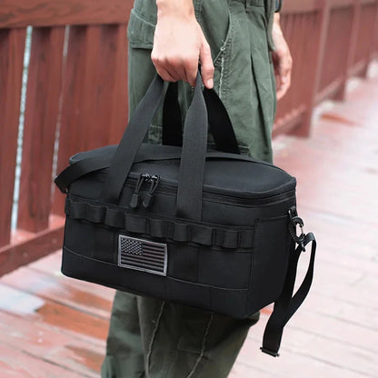 Tactical Lunch Box Leakproof Insulated for Outdoor Camping Handbag Hiking Climbing Travel Picnic Thermal Cooler Storage Bag