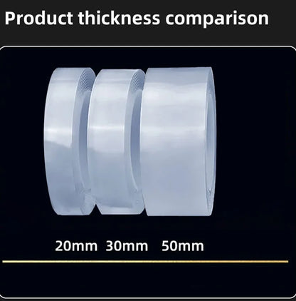 Nano Double sided Adhesive Tape Extra Strong Waterproof Transparent Traceless Tape Thickened Reusable Decorative Tape Home Tools - AMULET RING STORE