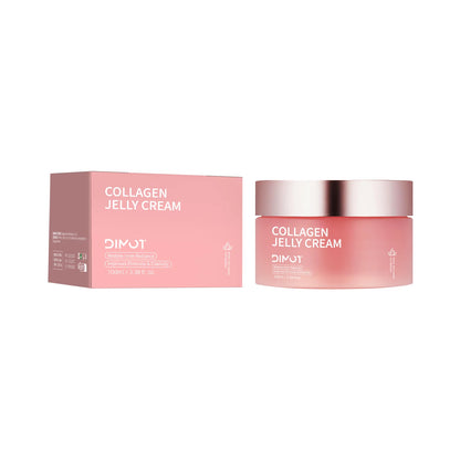 DIMOT Collagen Jelly Cream Niacinamide Tightening Soothing Moisturizing Anti-Aging Firmness Hydration Skincare Face Gel 100ml