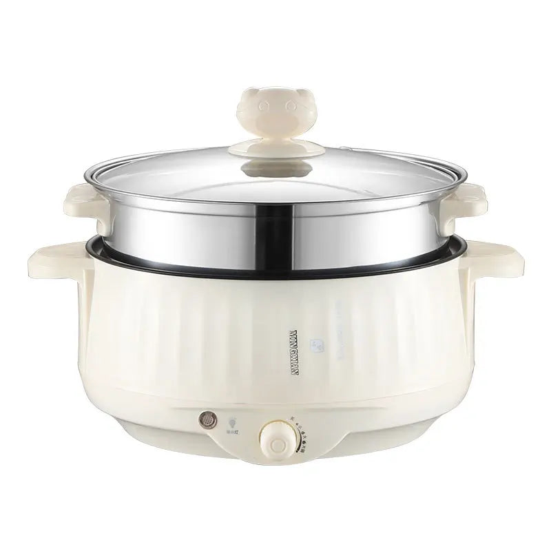 1.7L Multicooker Single/Double Layer Electric Pot 1-2 People Household Non-stick Pan Hot Pot Rice Cooker Cooking Appliances - AMULET RING STORE