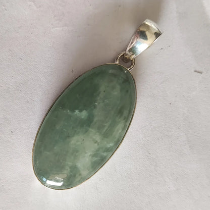 Genuine  Amaquarine  Pendant Hand Made Women Jewelry gift