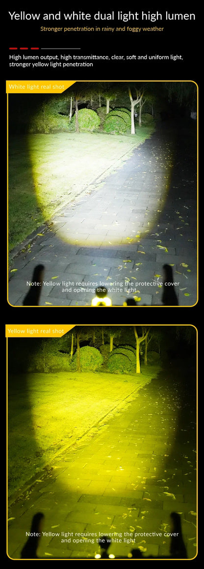 New Multifunctional Q05 MTB Bike Light Rechargeable Waterproof Remote Control White Red Blue LED Outdoor Cycling Birthday Gift - AMULET RING STORE