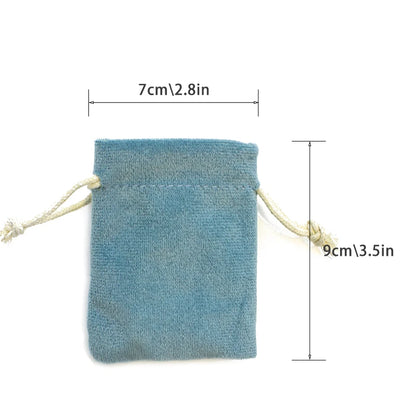 Multi Color Velvet Bag Jewelry Packing Velvet Drawstring Pouches Jewelry Gift Bags Display Chain Ring Packing Bags As Gift 1pcs - AMULET RING STORE