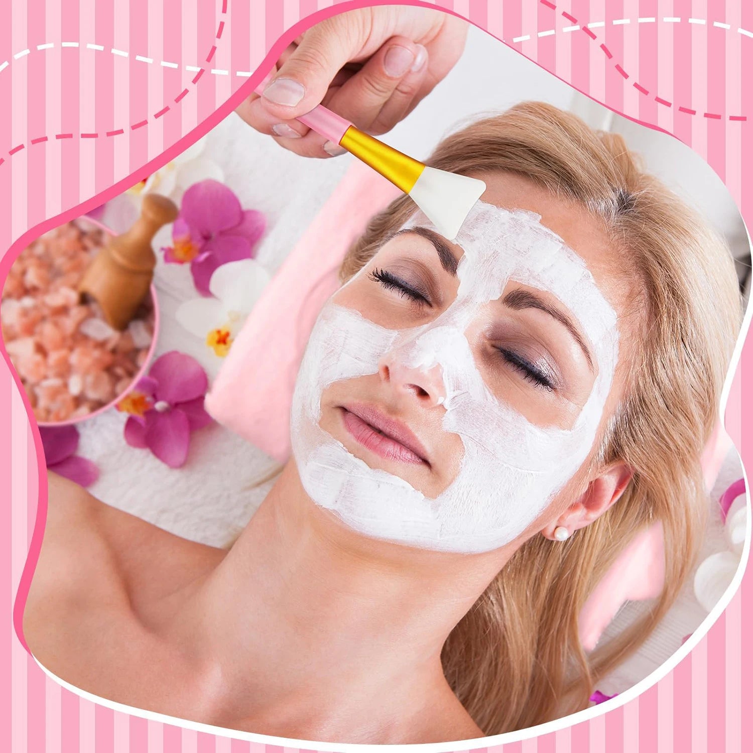 6-18 Sets Kids Pink Spa Party Supplies for Girls Makeup Sleepover Kit Spa Birthday Party Favors Supplies Gift for Children - AMULET RING STORE