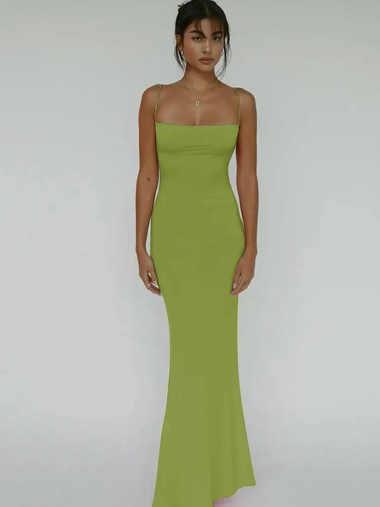 Dulzura Women Party Club Evening Streetwear Birthday Bodycon Long Dress 2025 Summer Clothes Wholesale Items For Business D321165 - AMULET RING STORE