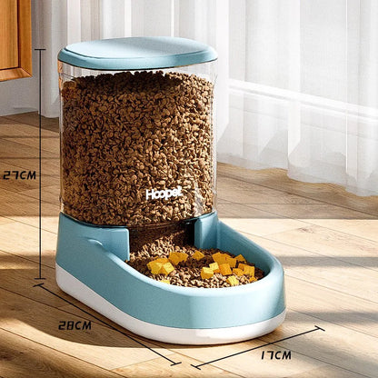 HOOPET Feeding Drinker Large Capacity Automatic Pet Supplies Wet Dry Dog Cat Feeder Drinking Bowl Dog Food Bowl Pet Supplies - AMULET RING STORE