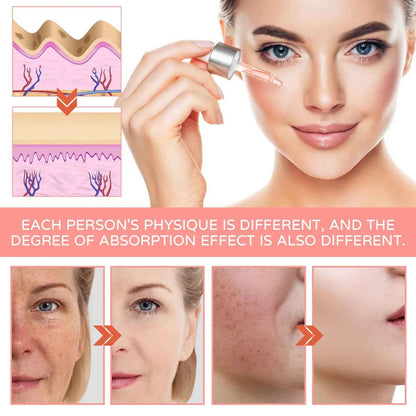 1/3/5PCS 5 In 1 Facial Serum Fade Fine Lines Firming Skin Shrink Pore Moisturizing Brightning Hyaluronic Acid Retinol Face Serum