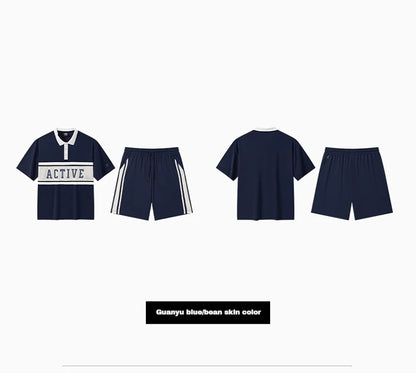 Xtep Knitted Suit For Men And Women 2024 Summer Fashion Sports Suit Soft Quick-Drying  Leisure  Comfortable Suit 8762276A0102