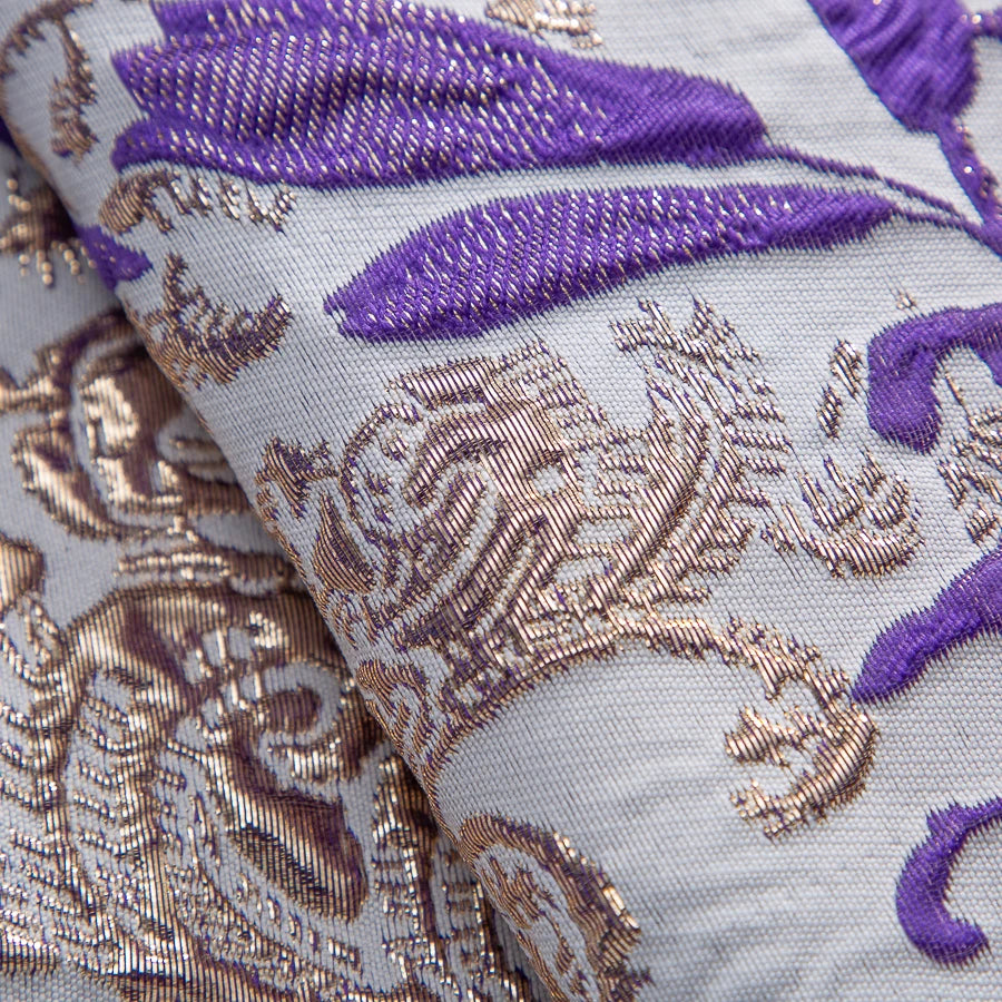 Kalume 2025 African Gilding Jacquard Lace Fabric High Quality Brocade Lace Fabric Ship From U.S. For Sewing Party Dress F4329