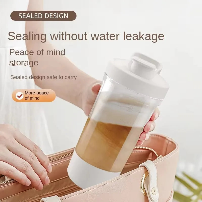 Electric Blender Cup Portable Blender Cup Milk Powder Protein Powder Blender Automatic Shaker Cup Home Travel Outdoor Sports Gym - AMULET RING STORE