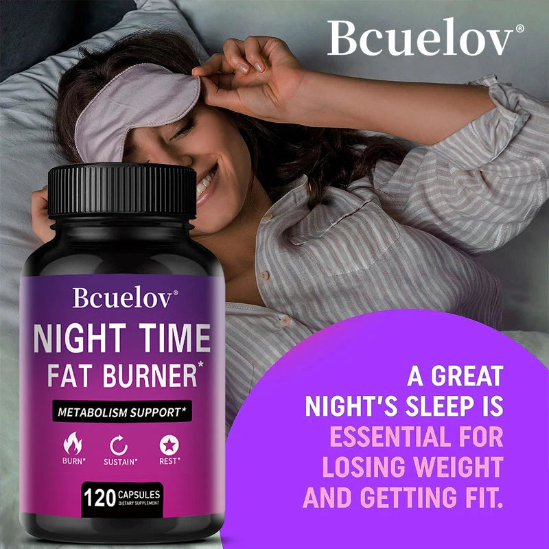 Nighttime Fat Burner - Carb Blocker To Help with Cleansing, Weight Management, Maintaining Energy Levels and Digestive Health