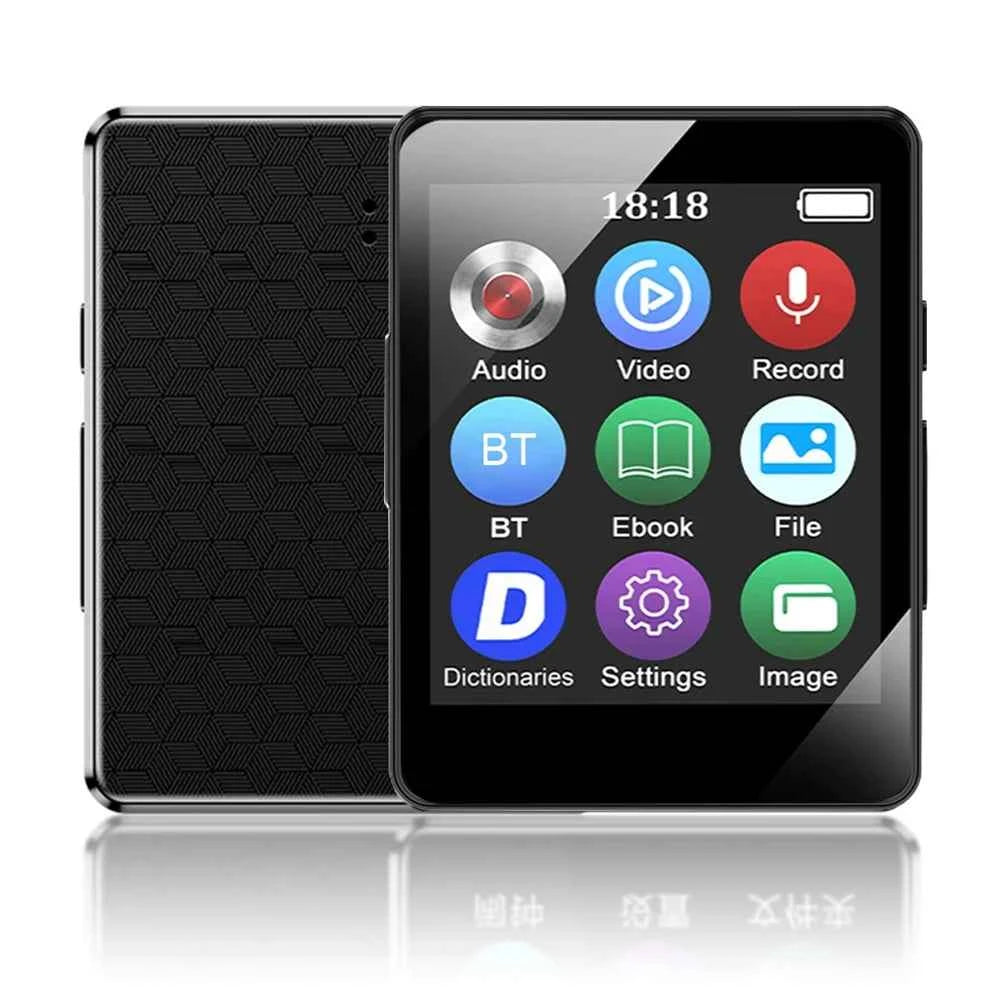 8/16/32/64GB Mini MP4 Video Playback HiFi Bluetooth-Compatible 5.0 MP3 Student Walkman Sports MP3 Player With Recording/E-Book