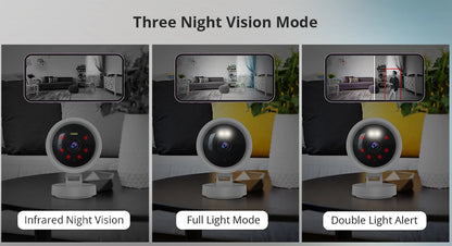 1080P WiFi Camera IP Surveillance Camera Security Baby Monitor 2MP CCTV Audio Video Color Night Vision AI Detect iCSee Mini Cam - AMULET RING STORE