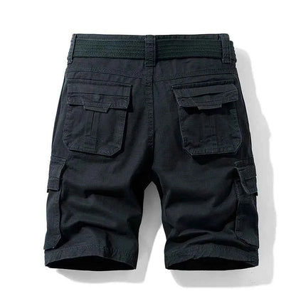 Summer Man Cotton Cargo Shorts Mens Jogger Sport Casual Shorts Male Multi Pocket Streetwear Outdoor Fashion Shorts Pants Trouser