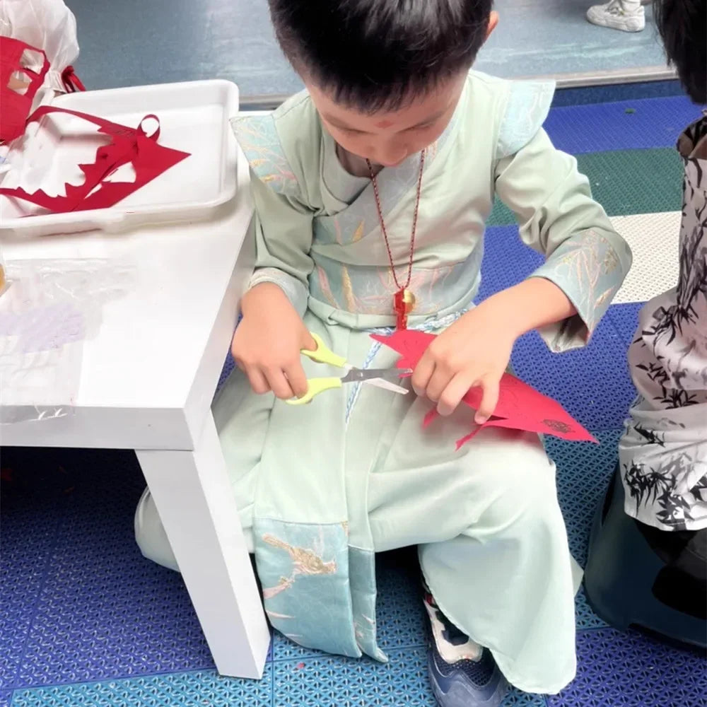 Long Sleeve Boy Hanfu Modern Dress Baby Cosplay Boys Outfit Ancient Stage Kids Clothing Vestidos Casual Children Chinese Costume