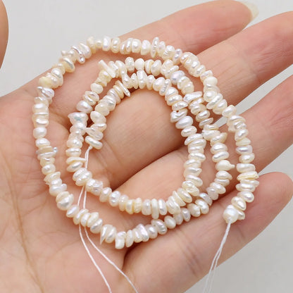 Natural Freshwater Pearls Beaded Irregular Shape Loose Spacer Beads for Jewelry Making Diy Bracelets Necklaces Accessories Gifts